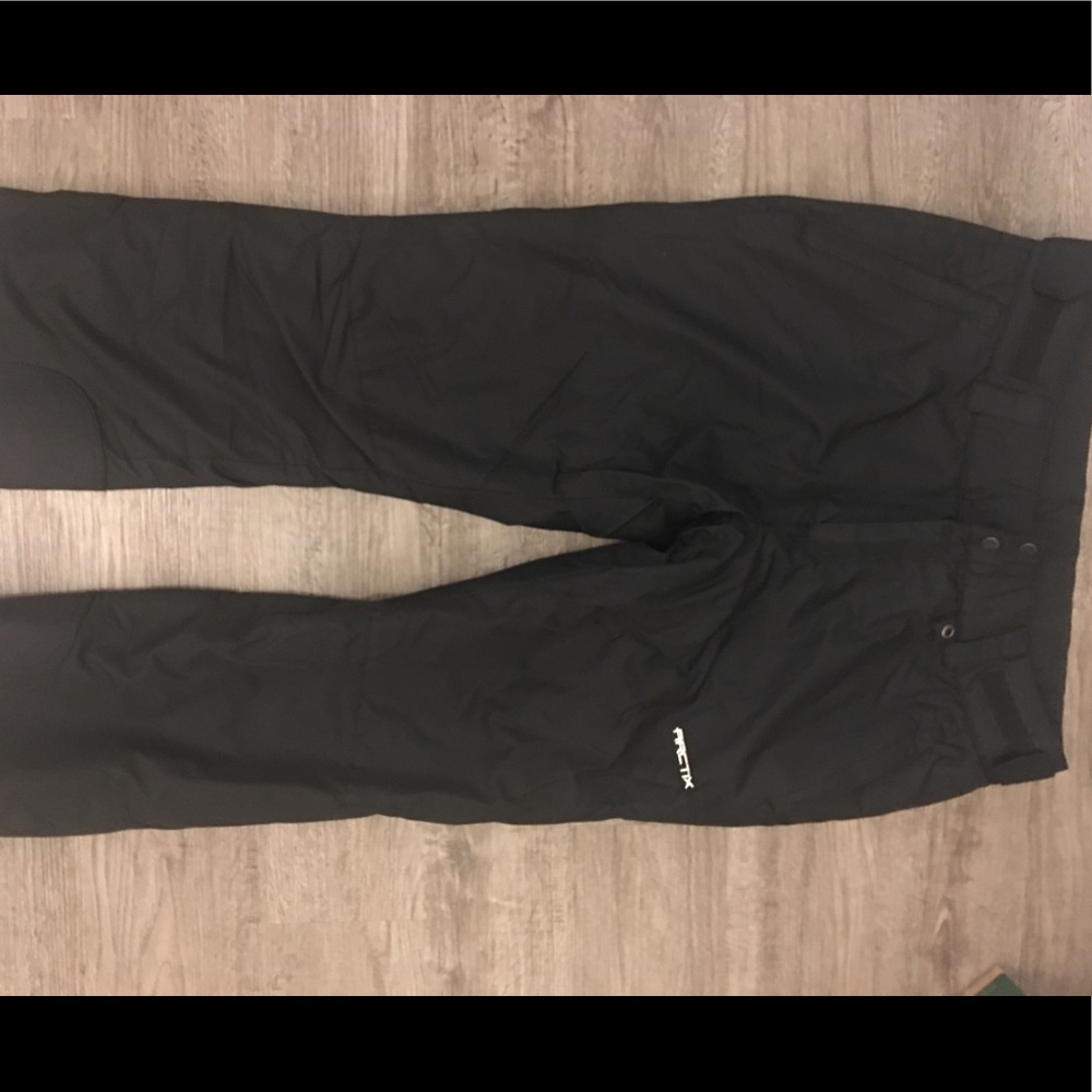 4X black snow pants, ski pants Water resistant